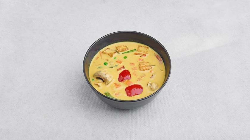 Żółte curry krewetki