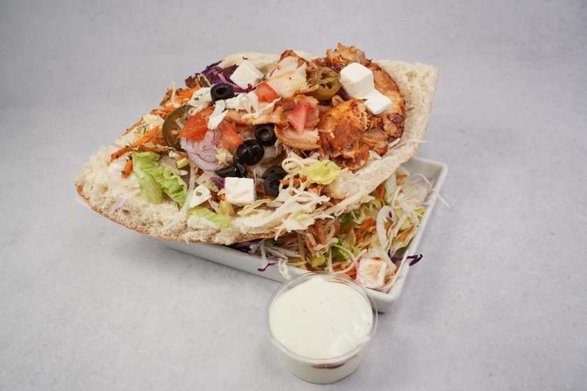 Kebab in Thick Bread