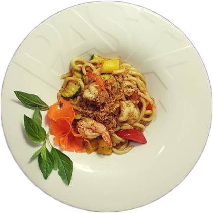 Udon Noodles with Beef