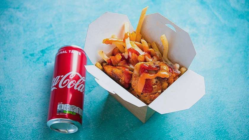Cheesy Doner Box + Fries + Drink