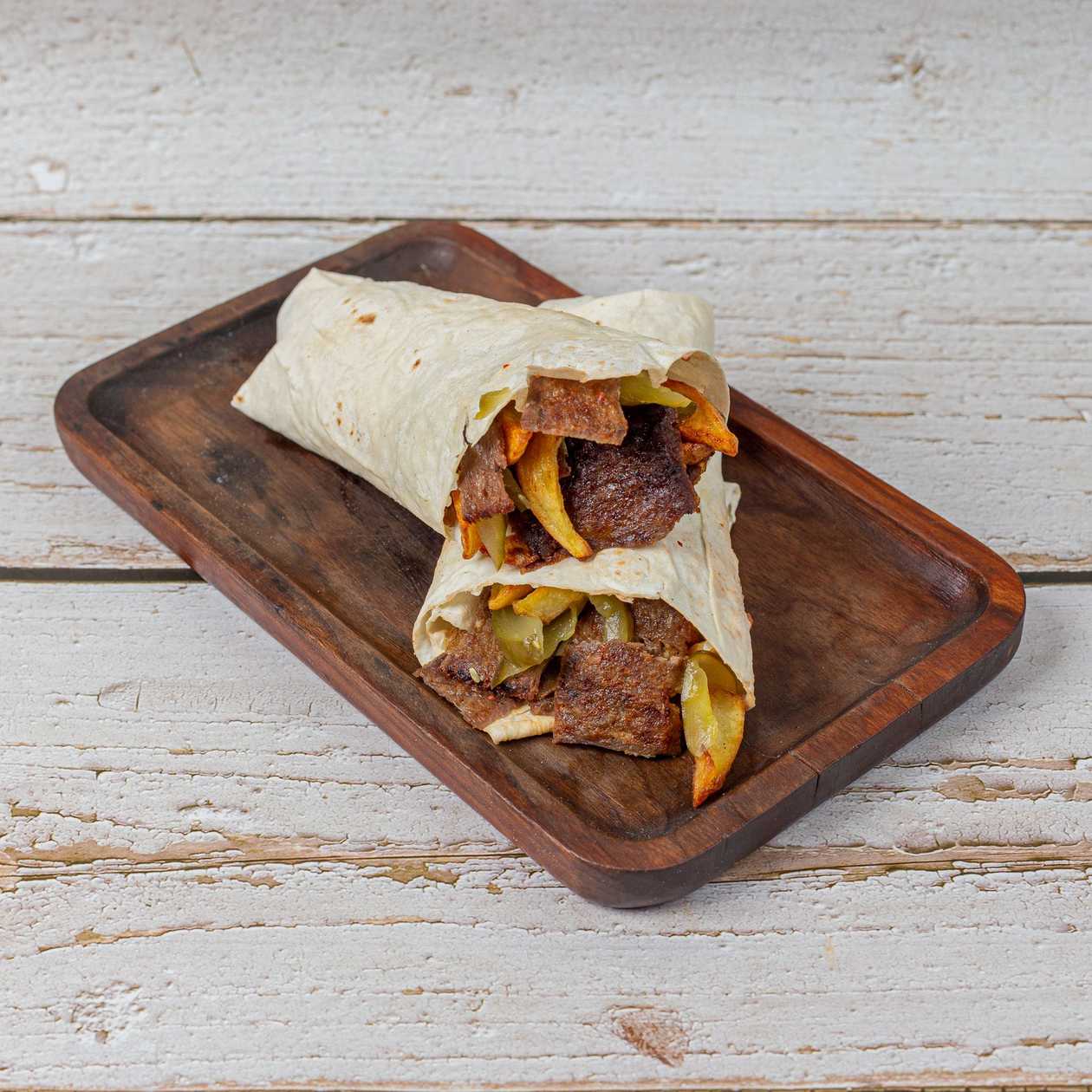 Beef Shawarma in Lavash