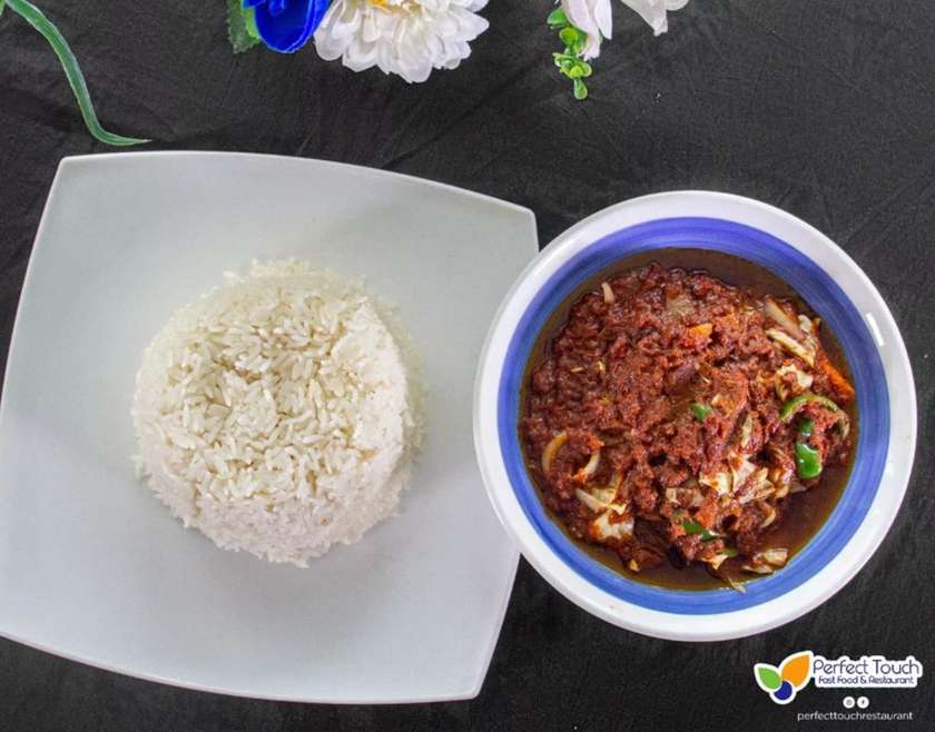 Fish Stew Plain Rice