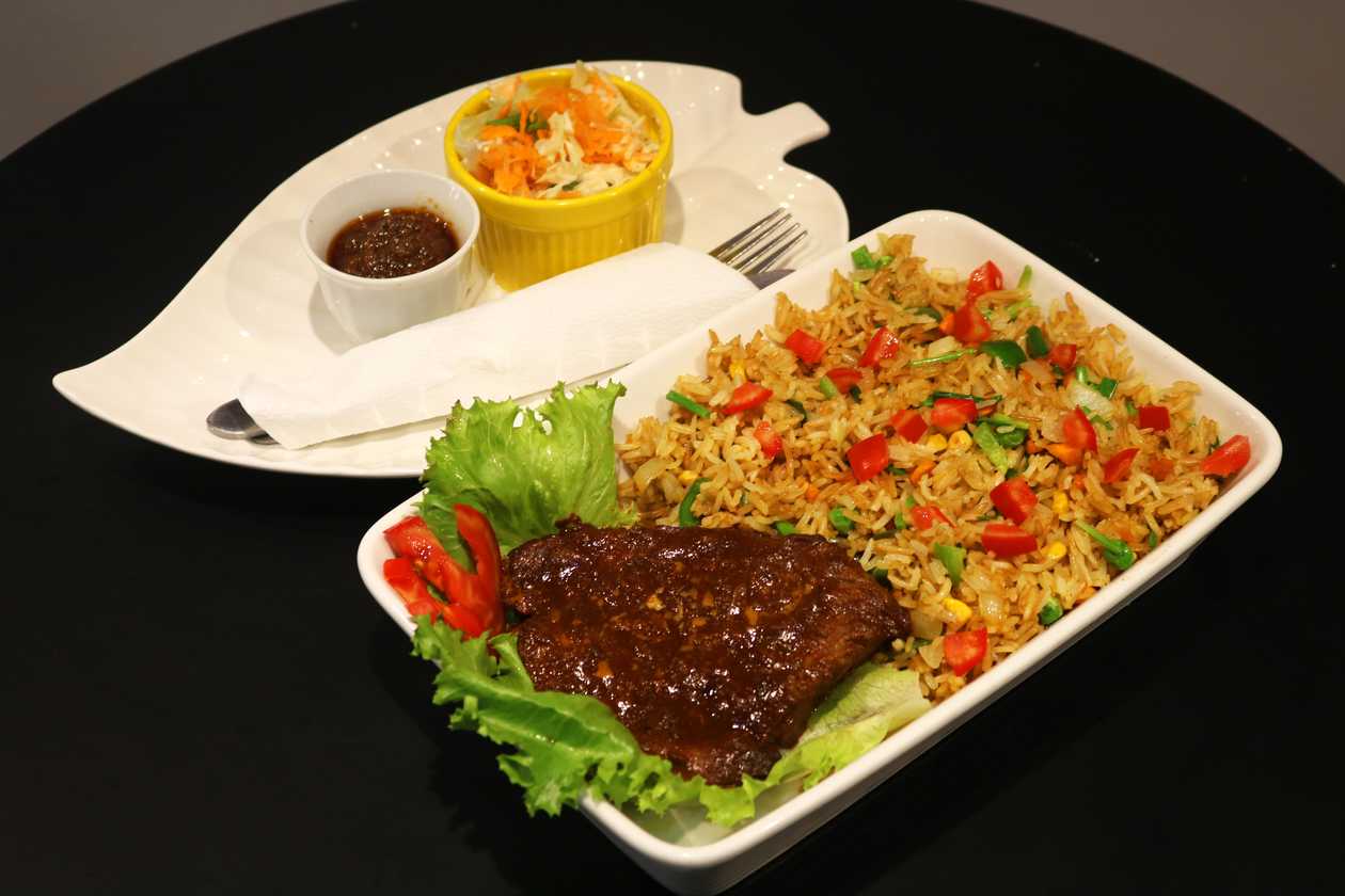 Rich Stir Fry Rice and Beef