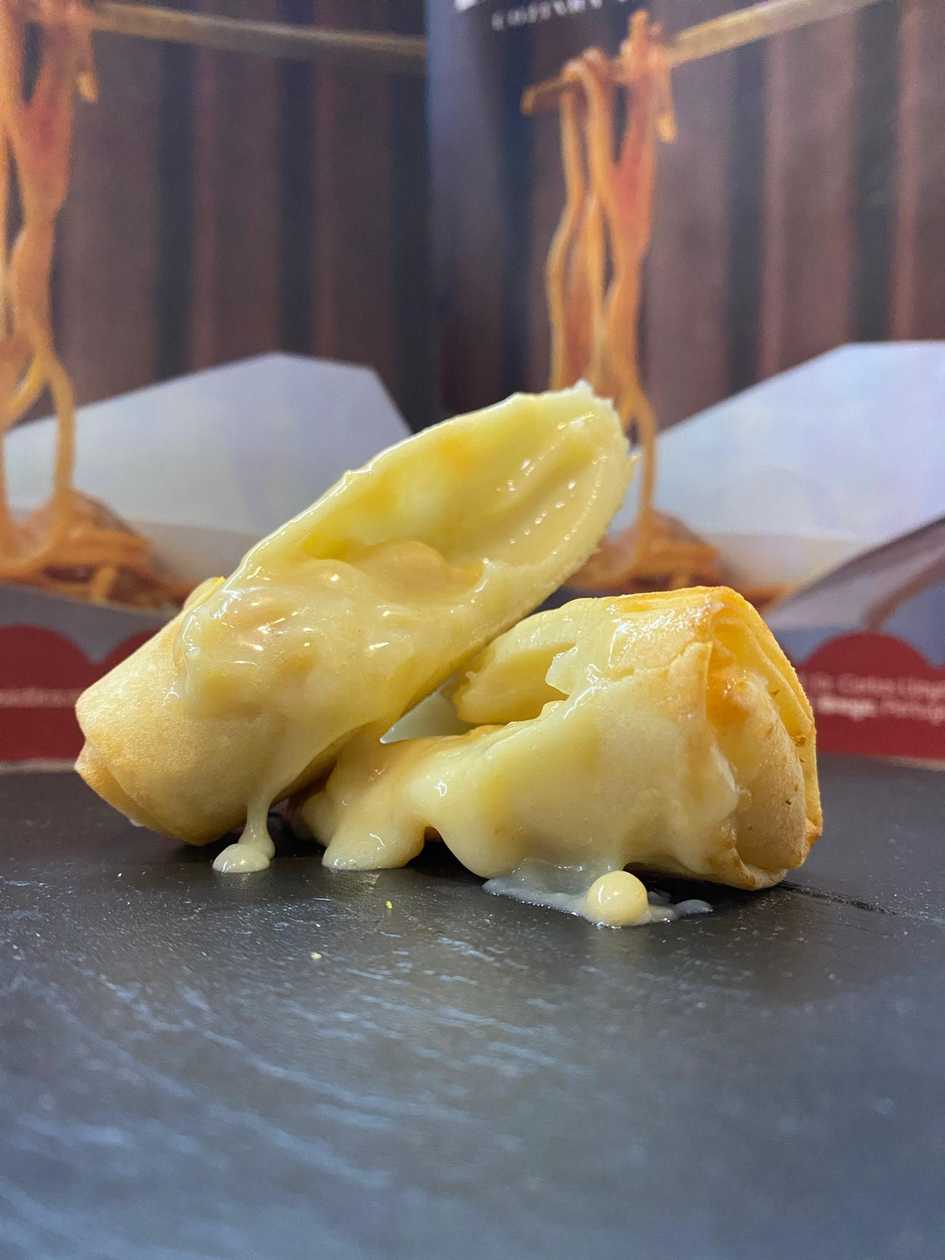 White Chocolate Spring Roll