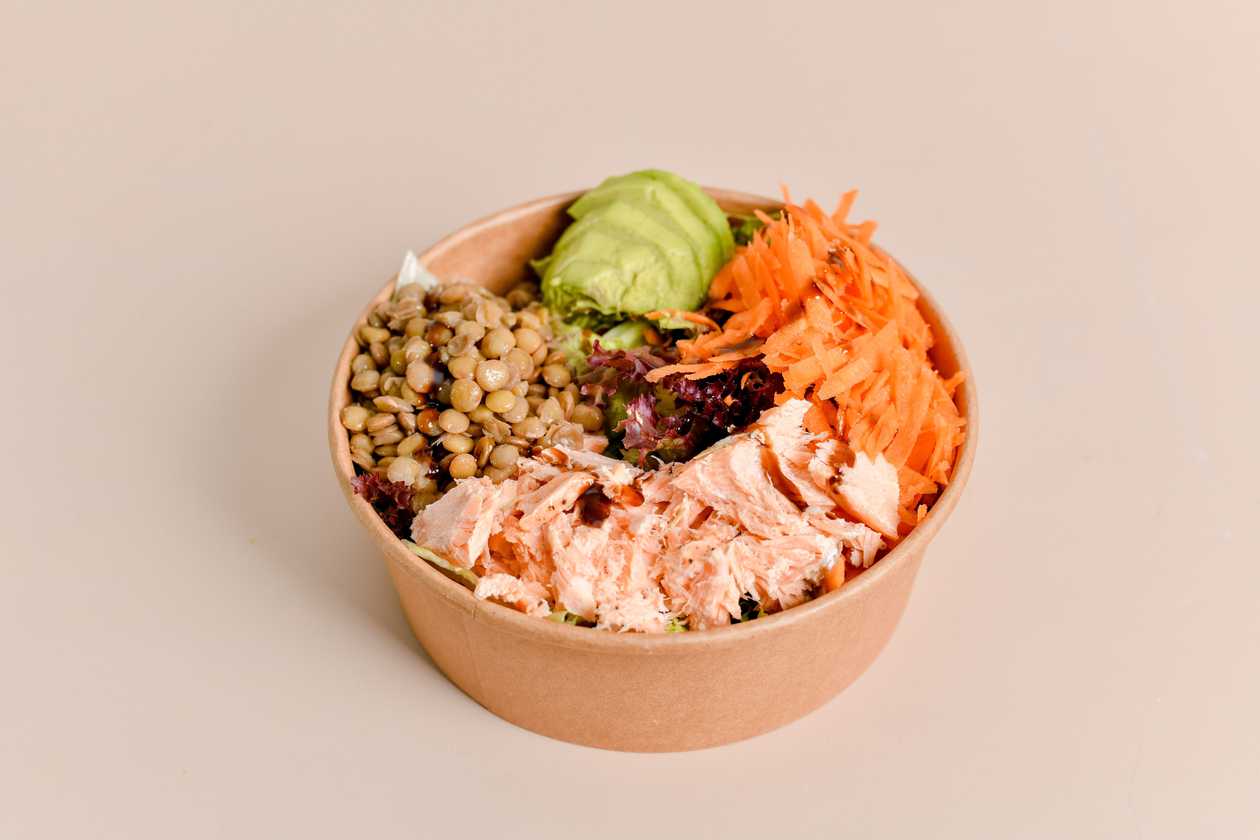 Salmon And Lentils Salad
