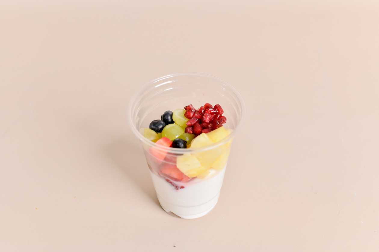Yogurt Pot With Fresh Fruits