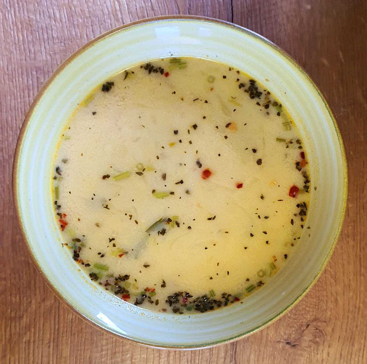 Ciorba de linte verde si varza - fara gluten, vegan / de post
