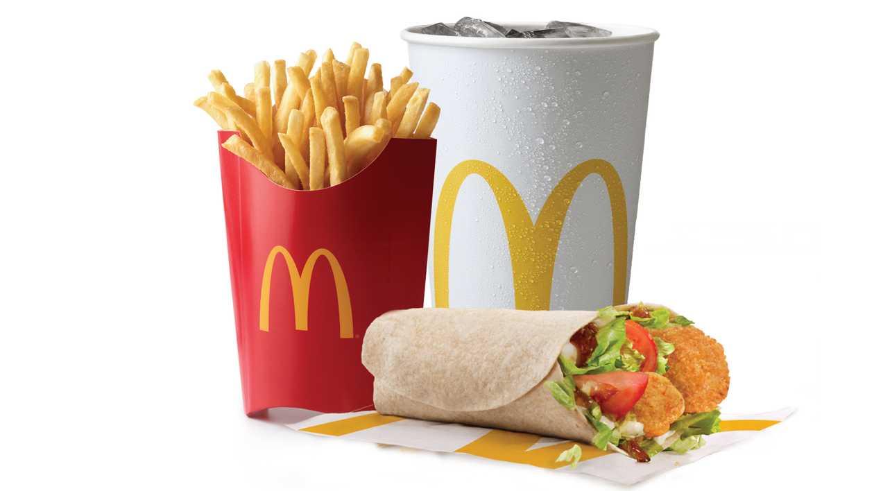 Large Chicken McWrap Meal
