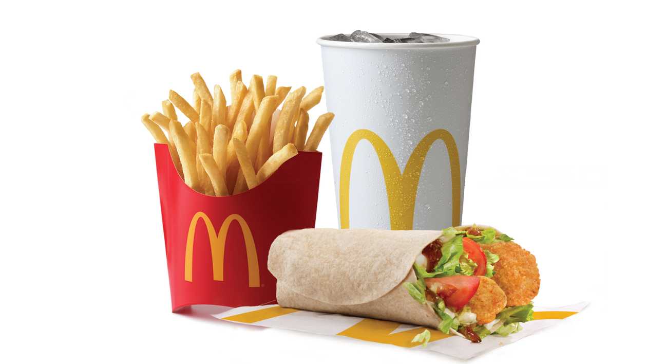 Medium Chicken McWrap Meal