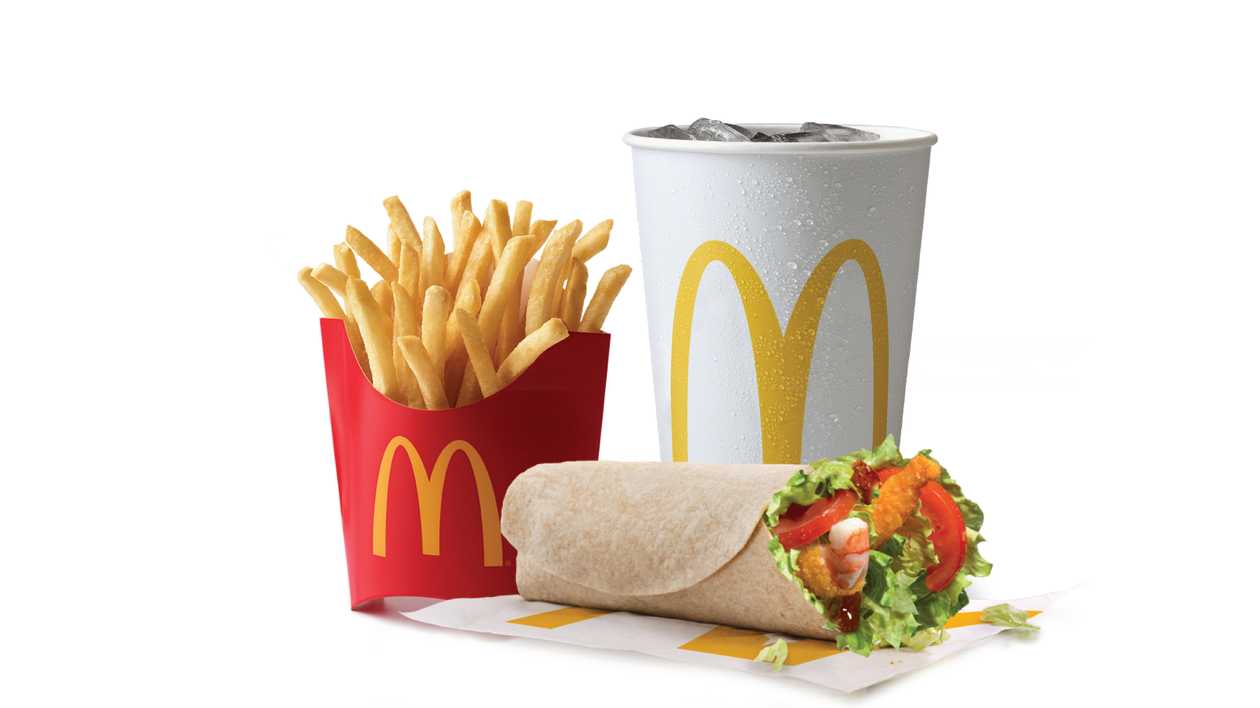 Regular Shrimp McWrap Meal