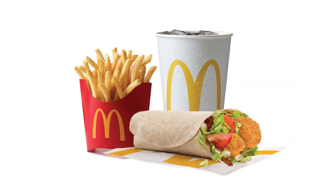 Κανονικό γεύμα Chicken McWrap