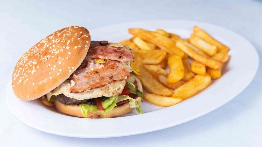 Egg & Bacon Burger