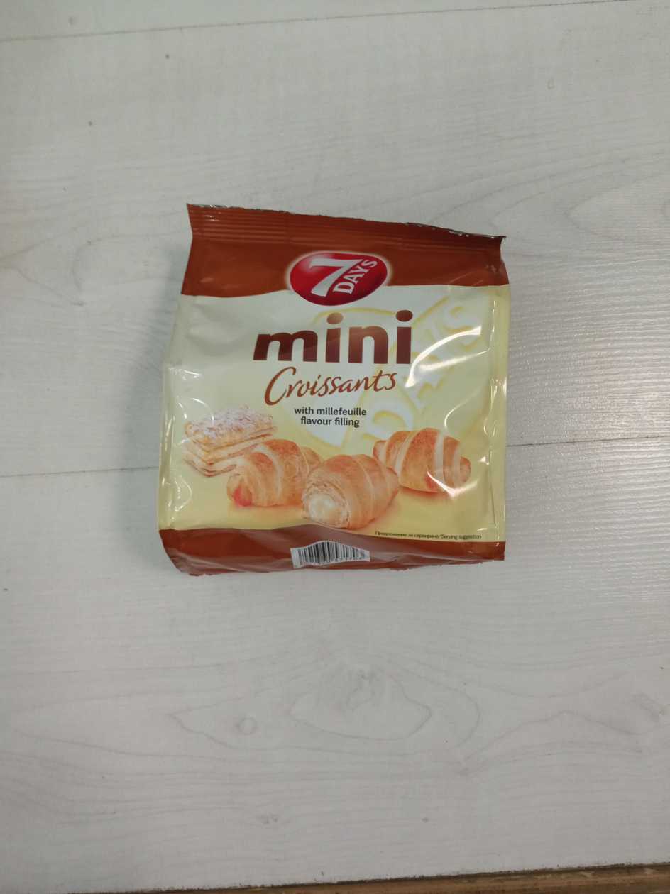 7DAYS MINI CROISSANT  CREAM MILLE- FEUILLE 60g