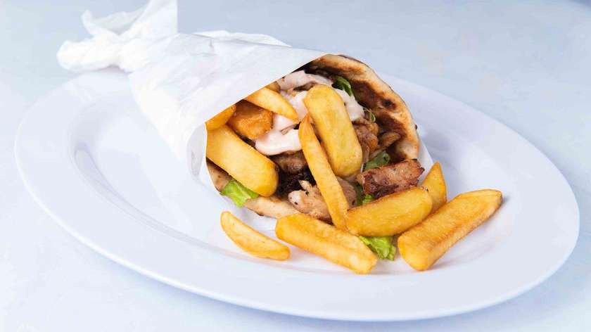Doner In Greek Pita