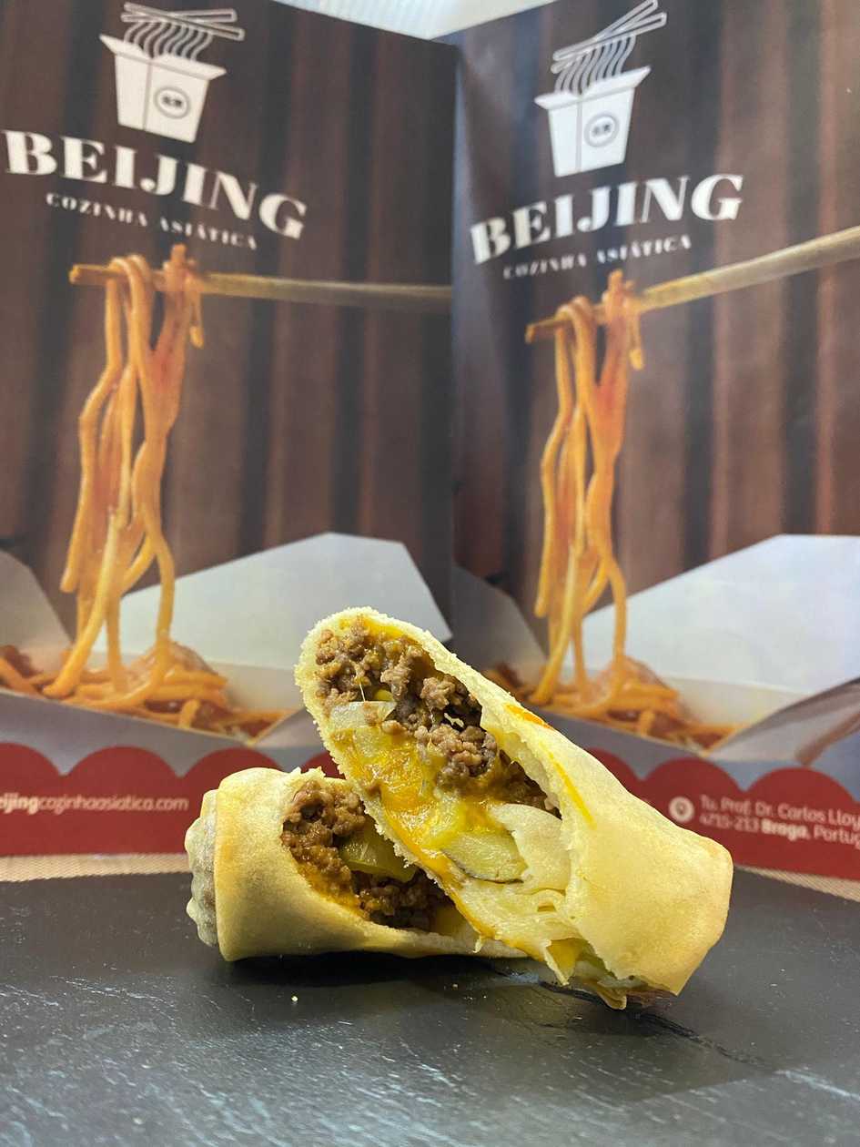 Cheeseburger Spring Roll