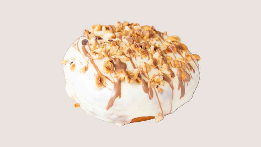 White Ferrero Bites Donut