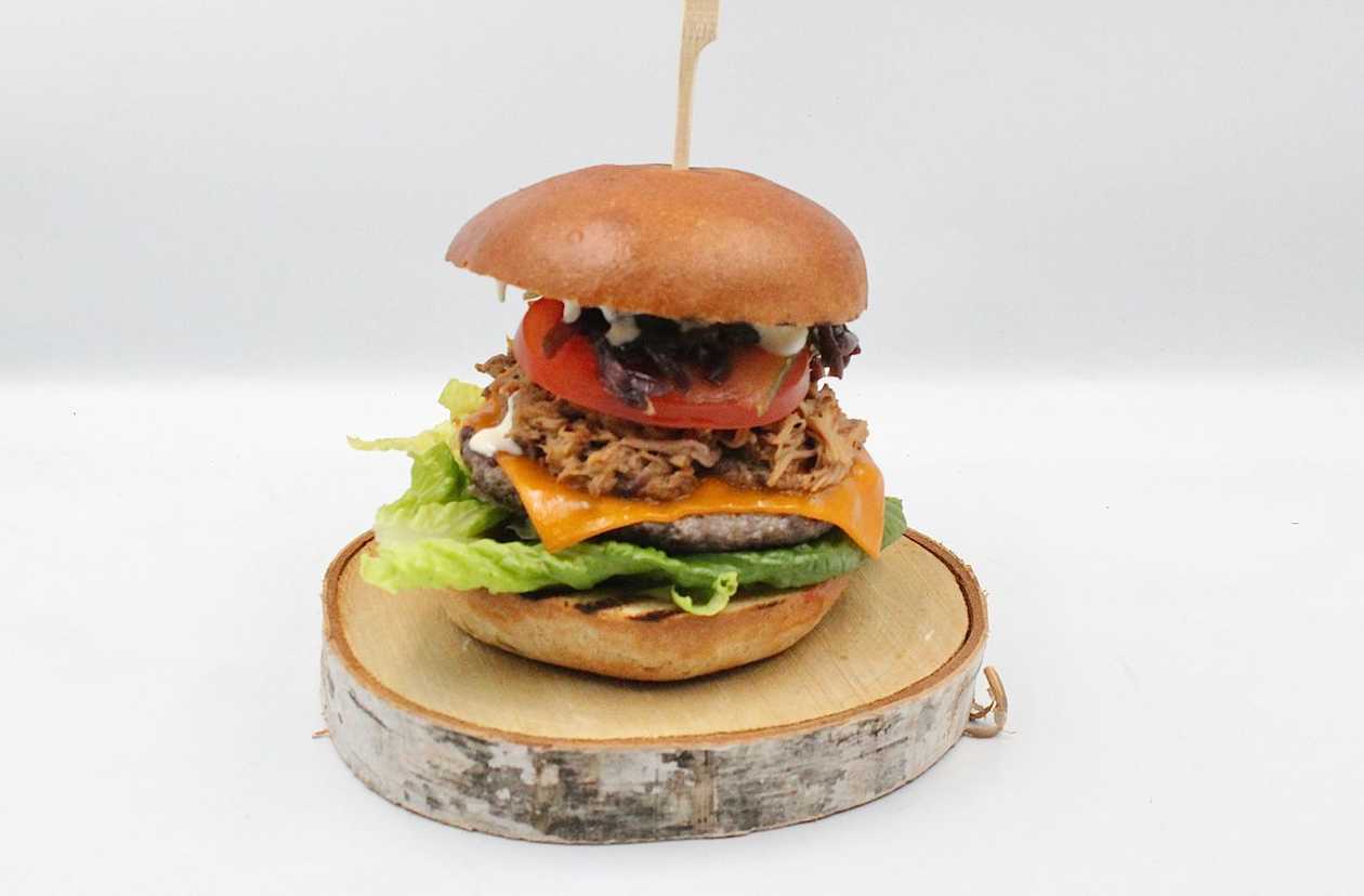 Pork & Beef Mega Burger