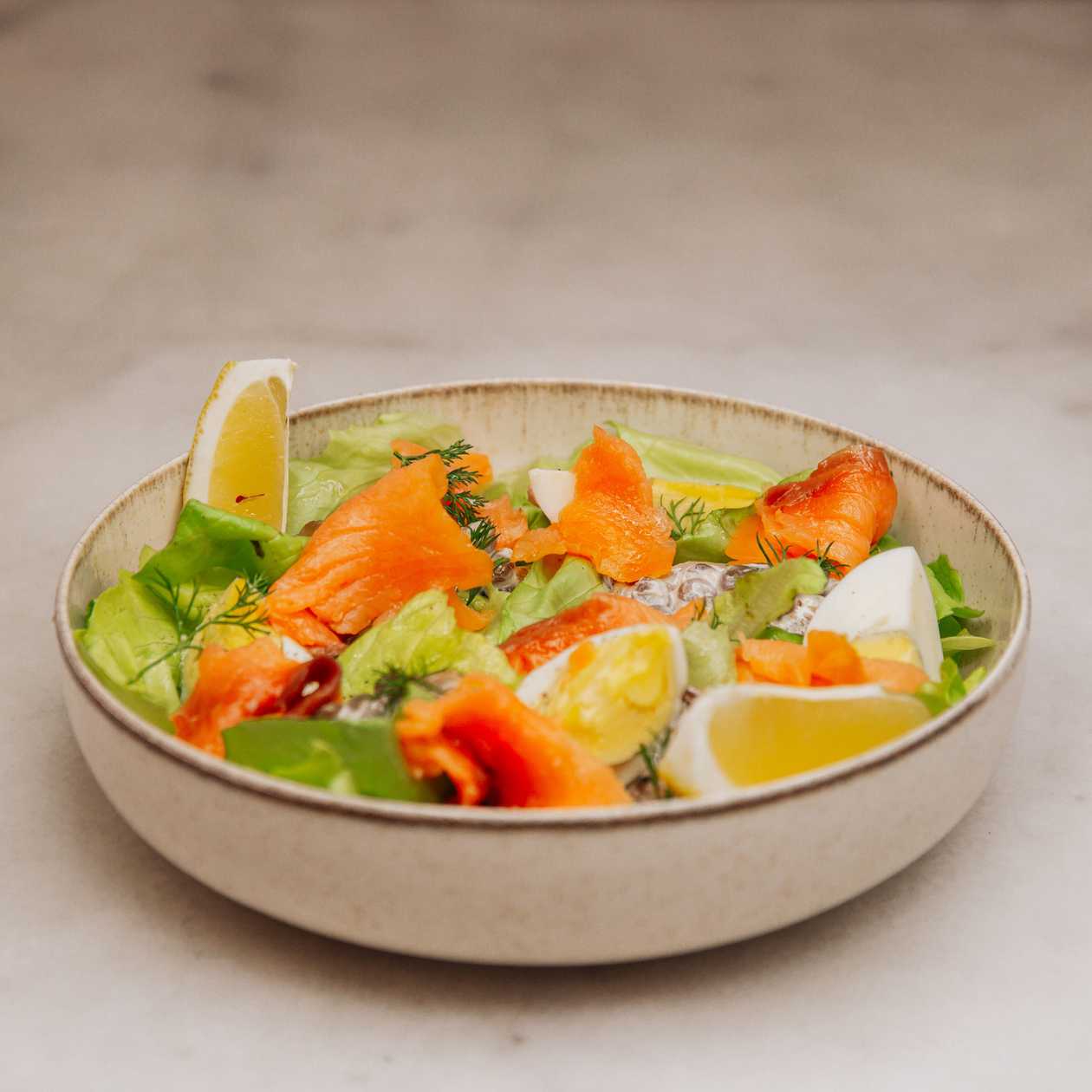 Salata de linte cu somon 250g