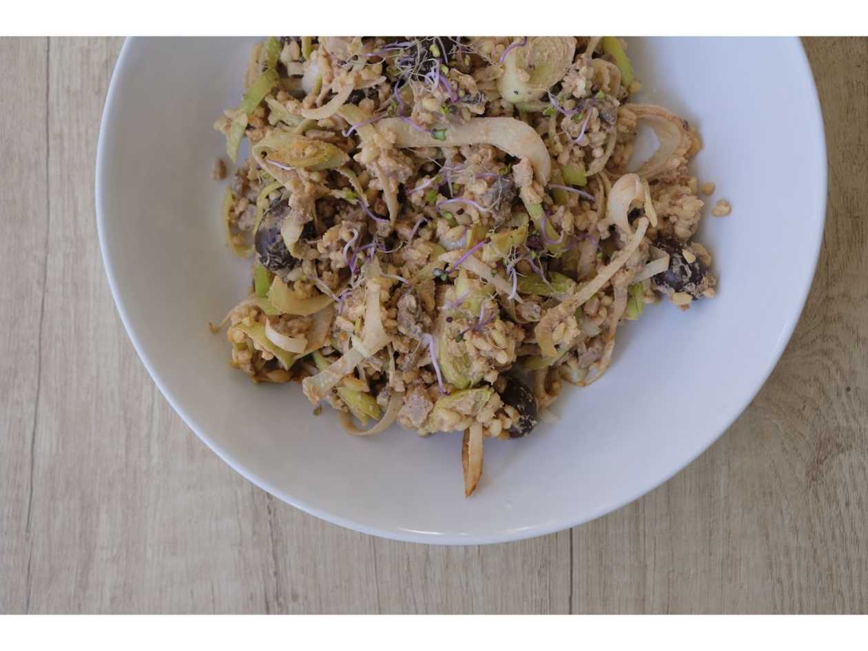 Praz cu quinoa și măsline kalamata/RAW-fara gluten