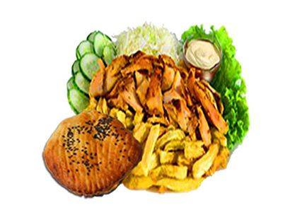 Chicken or Beef Șhawarma Menu 600g