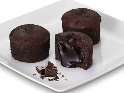 Petit gateau de chocolate