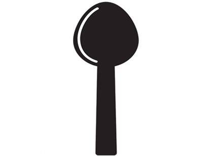 Spoon and napkin