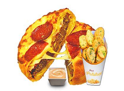 Calzone burger