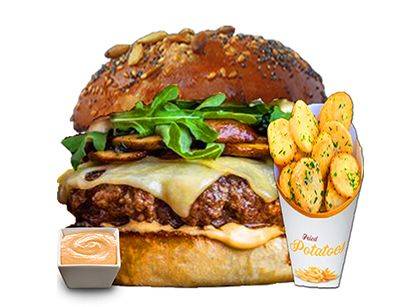 Mr. Arugula burger