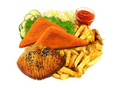Fried cheese meal