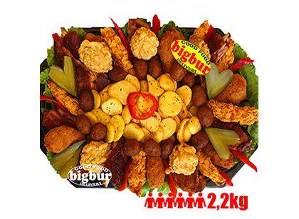 Warm platter 6 pers 2,2kg