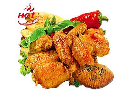 BBQ wings meal