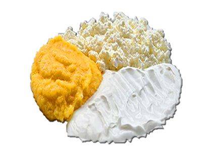 Cheese with sour cream meal