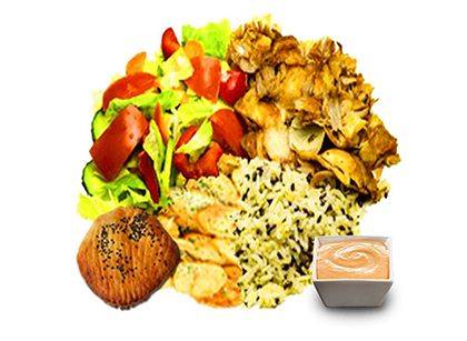 Chicken, Pork or Beef Doner Kebab Menu 600g