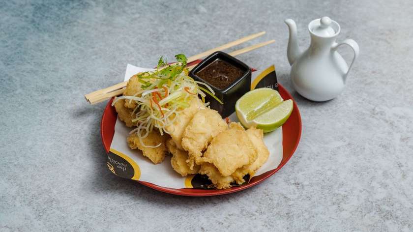 Salt and Pepper Calamari with Chilli Lime Sauce