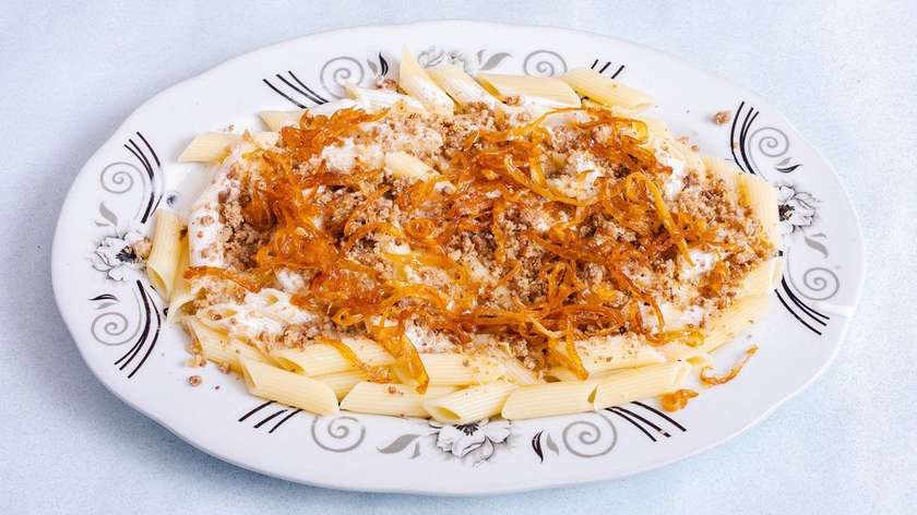 Khangal Pasta with Kashk