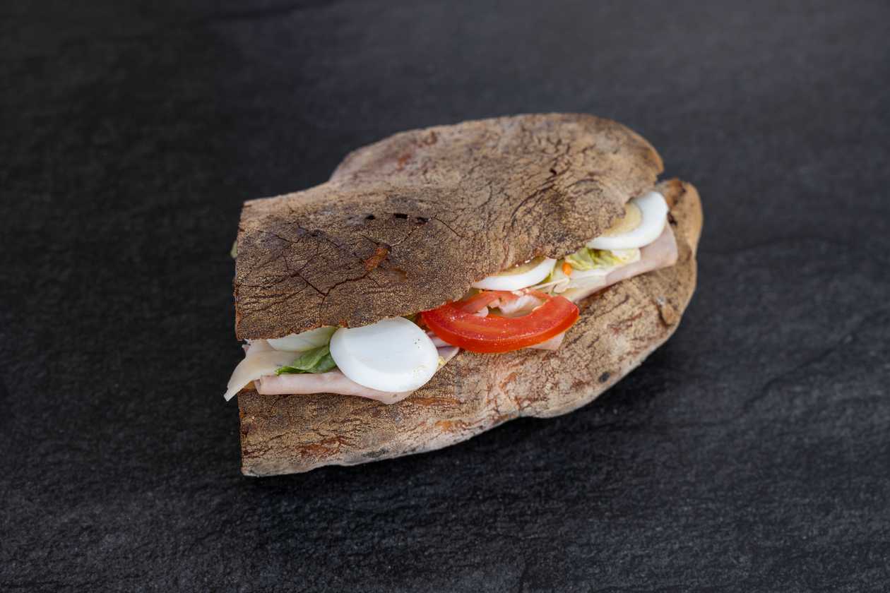 Ham, Cheese, & Egg Ftira