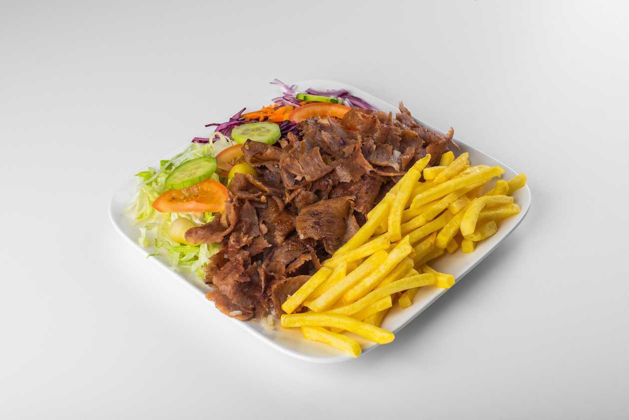 Veal Plate, French Fries