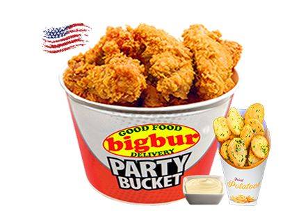 Bucket friends chicken breast
