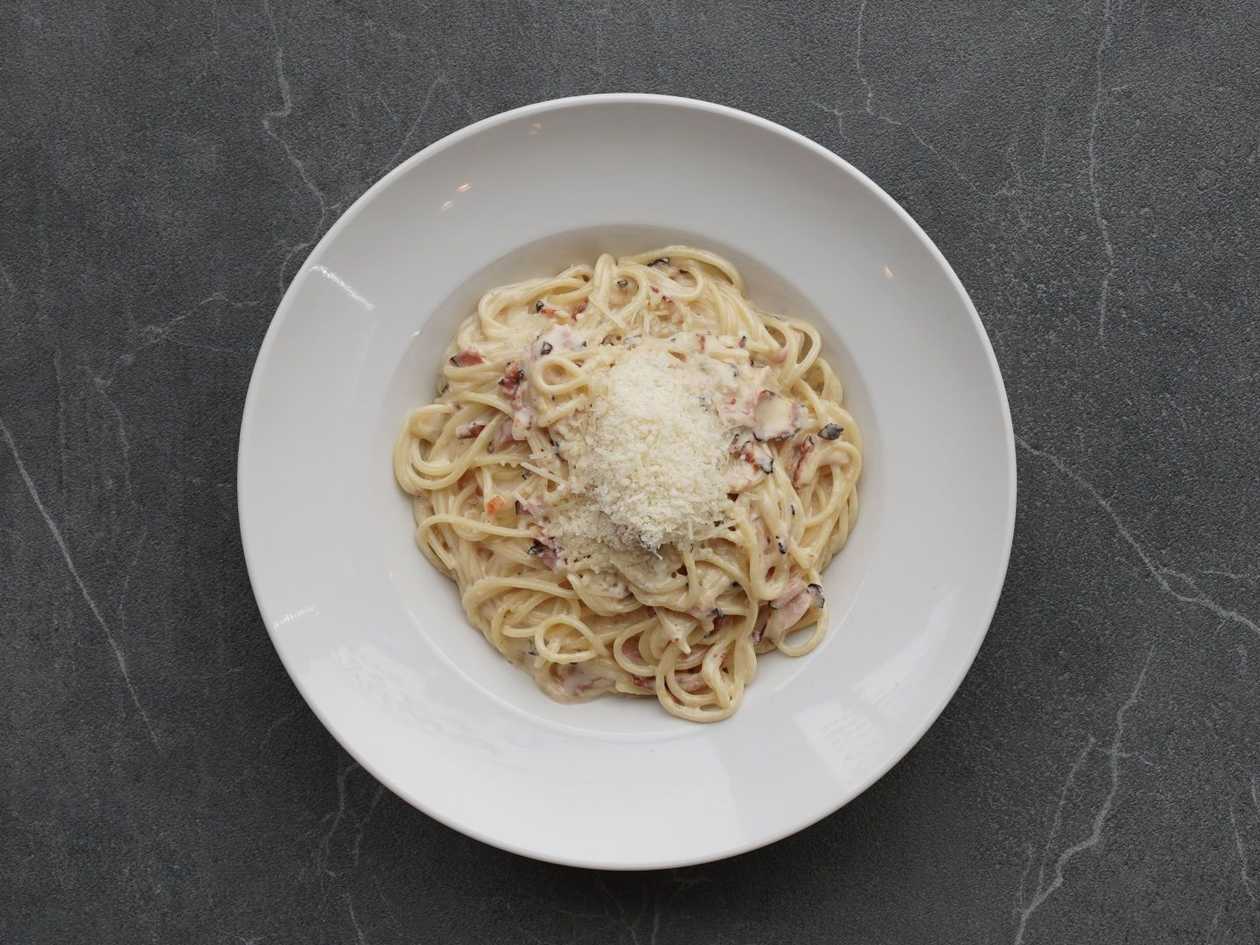 62. Spaghetti carbonara