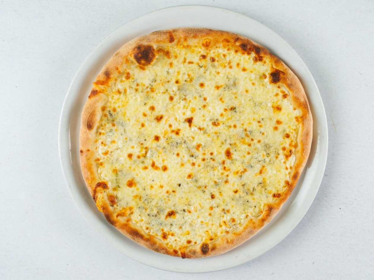 12. Quattro formaggi pizza
