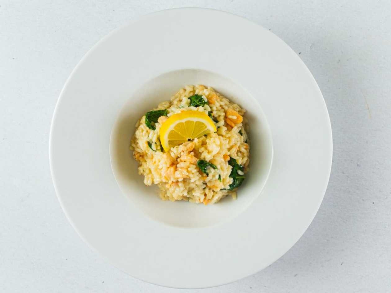 85. Risotto salmone