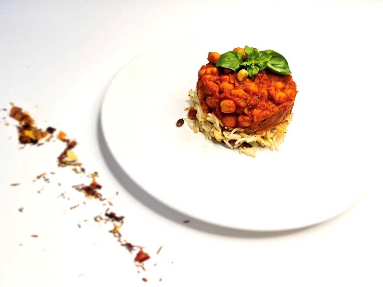 Năut Masala cu orez brun şi seminţe-fara gluten