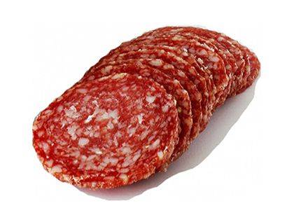 Dried raw salami