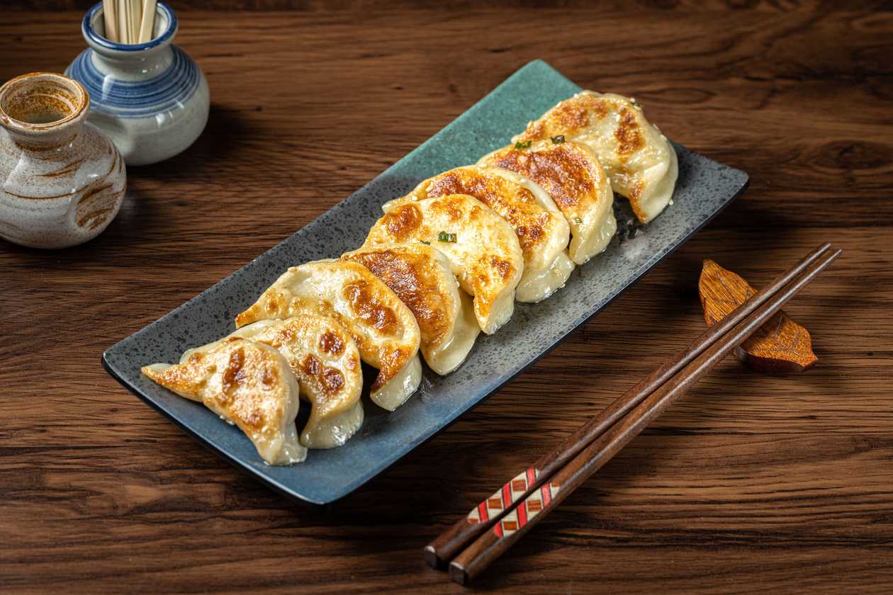 Pan-fried Dumpling (Shrimp & Egg), 8pcs