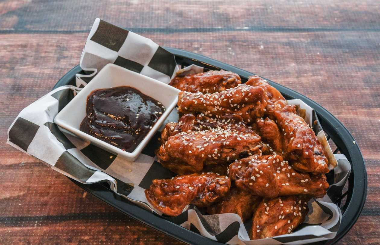 Buffalo Wings in Korean Bbq Sauce 12pcs