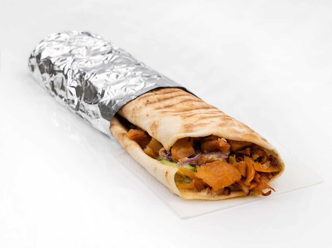 Kebab in lavash