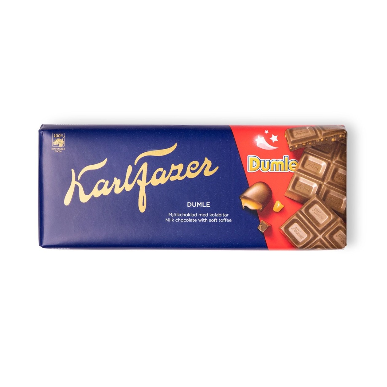 Karl Fazer, piimašokolaad Dumle, 180g (aegub peagi)