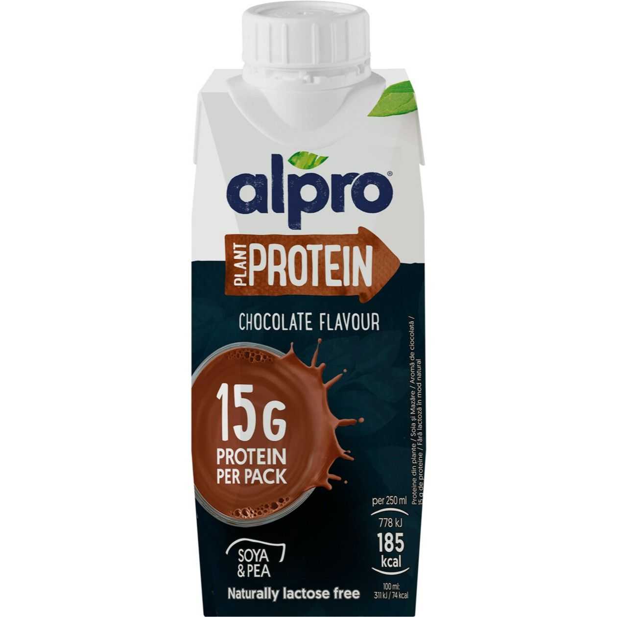 Alpro, soy drink with chocolate flavor protein, 250ml