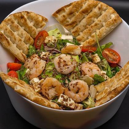 "Shrimp and avocado delight" salad