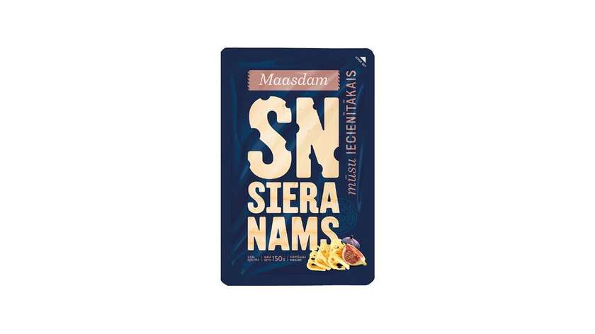 Siers Maasadam, šķēlēs, Siera Nams, 150 g